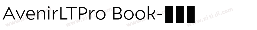 AvenirLTPro Book字体转换